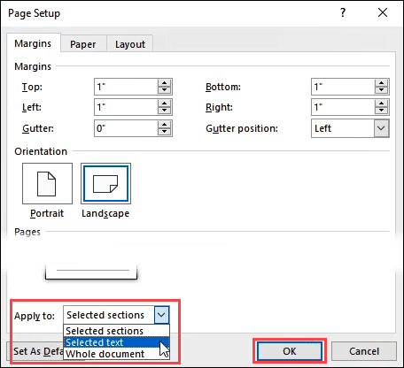 change text direction word for mac
